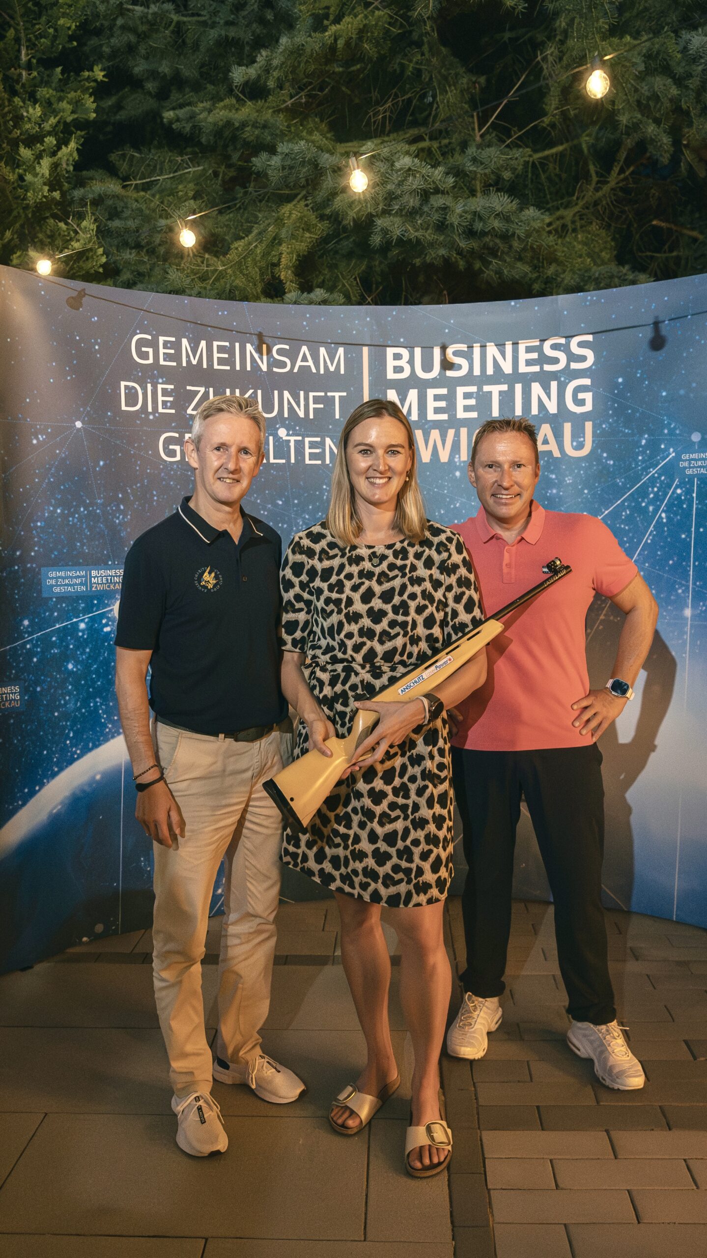 Sommer Biathlon BusinessMeeting Denise Herrmann-Wick & Jens Weißflog